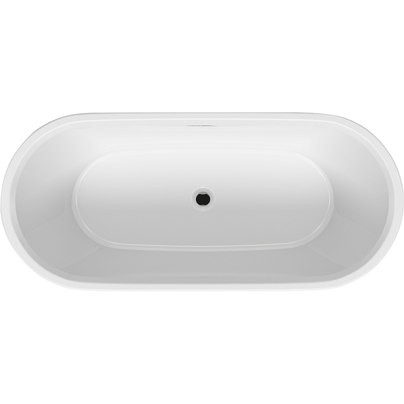 Акриловая ванна Riho Inspire Velvet White 160x75 B091001105 (BD1010500000000) без гидромассажа