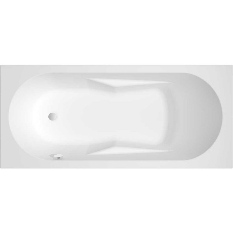 Акриловая ванна Riho Lazy 180х80 L B083005005 (BD7800500000000) без гидромассажа