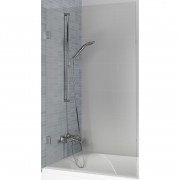 Шторка на ванну Riho Scandic S409 70 GC50300 профиль Хром стекло прозрачное