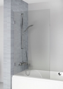 Шторка на ванну Riho Scandic S409 80 GC51300 профиль Хром стекло прозрачное-1
