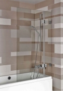Шторка на ванну Riho Scandic M109V 90 GX0605202 R профиль Хром стекло прозрачное-1