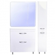 Зеркальный шкаф Style Line Каре 80 СС-00002276 с подсветкой и сенсором Белый-7