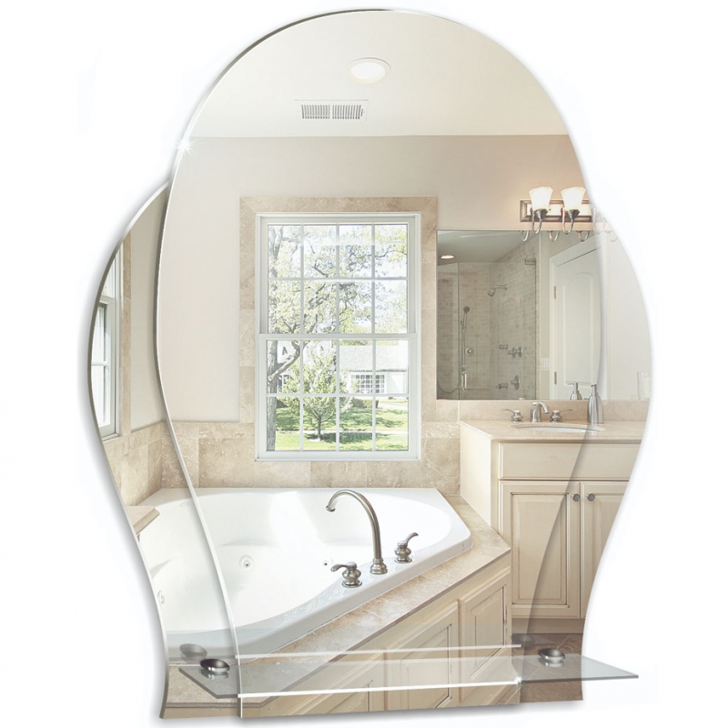 Зеркало Mixline Комфорт Медео 47 525465 с полкой зеркало в ванную комнату с полкой полуовальное 35×50 см