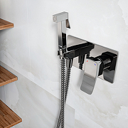 Гигиенический душ со смесителем WasserKRAFT Aller 10638 Хром-1