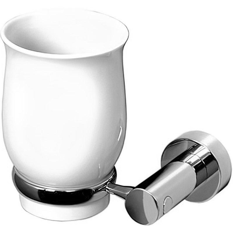 Стакан для зубных щеток WasserKRAFT K-24228 Хром стакан для ванной wasserkraft rossel настольный фарфор белый k 5728
