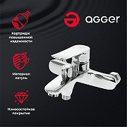 Душевая система Agger A2595000 Хром-10