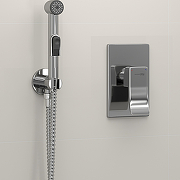 Гигиенический душ со смесителем WasserKRAFT Aller A010656 Хром-1
