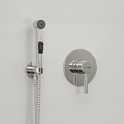 Гигиенический душ со смесителем WasserKRAFT Main A04156 Хром-2