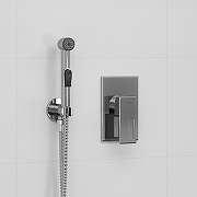 Гигиенический душ со смесителем WasserKRAFT Alme A01556 Хром-1