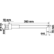 Душевая система WasserKRAFT Aller A12667WHITE Белый Хром-5