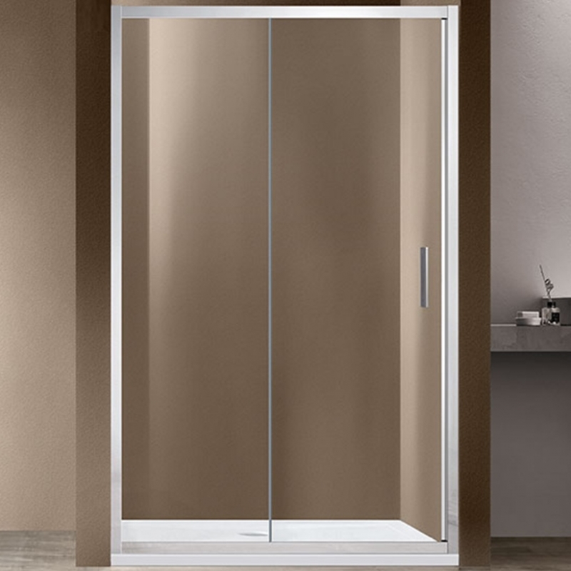 цена Душевая дверь Vincea Garda 140 VDS-1G140CL профиль Хром стекло прозрачное