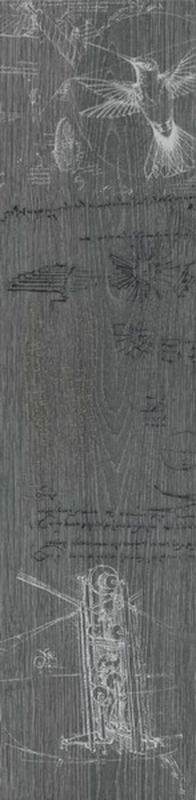 Керамический декор Kerama Marazzi Абете серый темный обрезной DD701000RD 20х80 см керамический декор italon skyfall palissandro tatami 610110000617 20х80 см