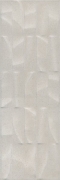 Керамическая плитка Kerama Marazzi Безана серый светлый структура обрезной 12151R настенная 25х75 см