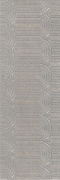 Керамический декор Kerama Marazzi Безана серый обрезной OP\B201\12137R 25х75 см