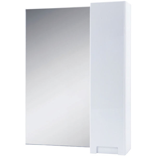 Зеркало со шкафом Bellezza Пегас 60 R 4610409001018 Белое зеркало со шкафом bellezza пегас 70 r 4610411001013 белое