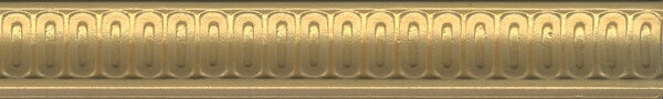 Керамический бордюр Kerama Marazzi Борромео золото BOA005 4х25 см