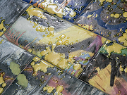 Керамический бордюр Kerama Marazzi Граффити Карандаш Бисер фиолетовый POD013 0,6х20 см-3