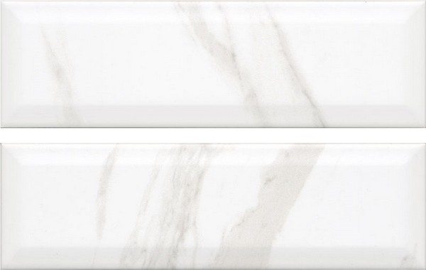 Керамическая плитка Kerama Marazzi Дорато белый грань 9034 настенная 8,5х28,5 см