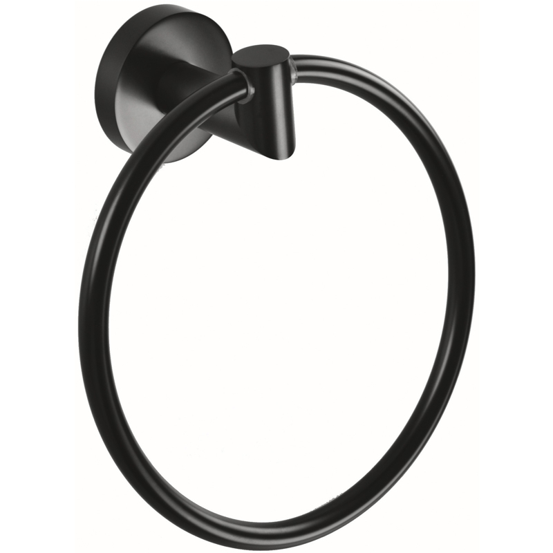 Кольцо для полотенец Bemeta Dark 104204060 Черное матовое кольцо для полотенец frap f302 f30204 черное матовое