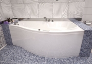 Акриловая ванна Aquanet Palma 170x90 R 204023 без гидромассажа-3