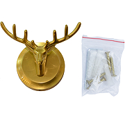 Двойной крючок Bronze de Luxe Royal 81152 Олень Бронза-3