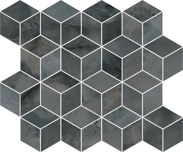 Керамический декор Kerama Marazzi Джардини серый темный мозаичный T017\14024 37,5х45 см декор kerama marazzi про чементо мозаичный серый матовый 30x30 см 7 штук в упаковке