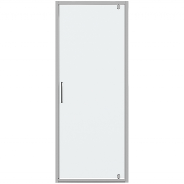 Душевая дверь Bravat Drop 100 BD100.4110A профиль Хром стекло прозрачное душевая дверь wasserkraft 48p12 1000 х 2000 мм распашная прозрачная
