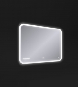 Зеркало Cersanit Led 070 Design Pro 80 KN-LU-LED070*80-p-Os с подсветкой с диммером, часами, подогревом и функцией Bluetooth-1