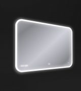 Зеркало Cersanit Led 070 Design Pro 100 KN-LU-LED070*100-p-Os с подсветкой с диммером, часами, подогревом и функцией Bluetooth-1