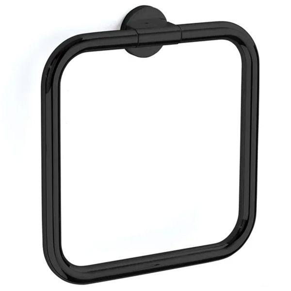 Кольцо для полотенец Inda One A2416ANE Черное матовое