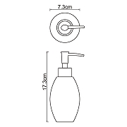 Дозатор жидкого мыла WasserKRAFT Ruwer K-6799 Нержавеющая сталь-2