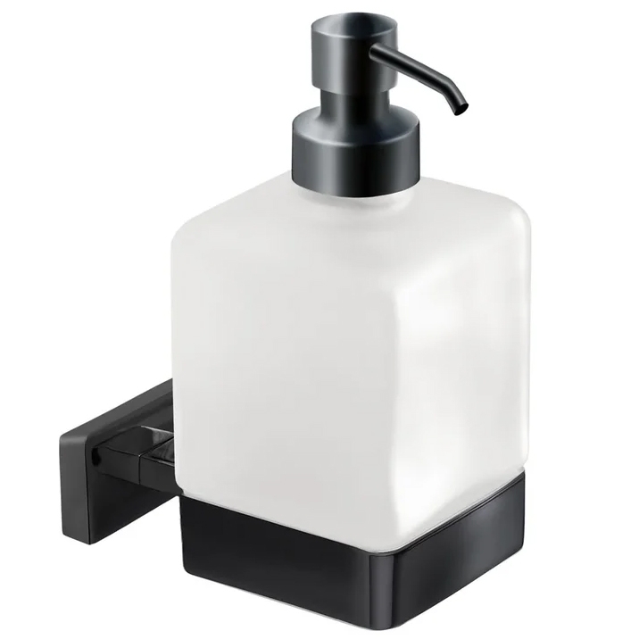 Дозатор для жидкого мыла Inda Lea A18120NE21 Черный матовый дозатор для жидкого мыла fora создавая мечты цвет серый 7 2×7 2×16 см