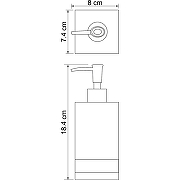 Дозатор жидкого мыла WasserKRAFT Inn K-4399 Бежевый-2