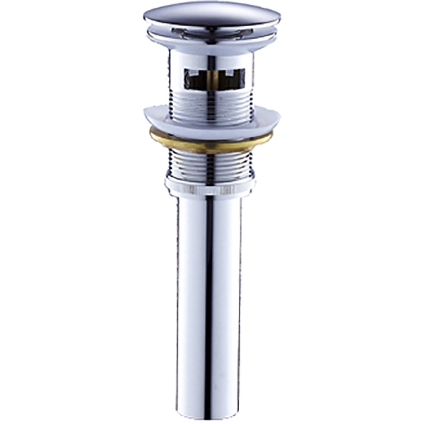Донный клапан SantiLine SL-105 Click-Clack с переливом Хром донный клапан zorg antic azr 1 sl click clack серебро