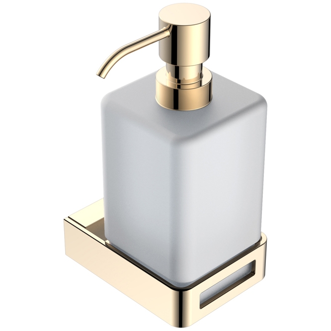 Дозатор для жидкого мыла Boheme Q 10957-G Золото дозатор для жидкого мыла boheme imperiale 10418 золото