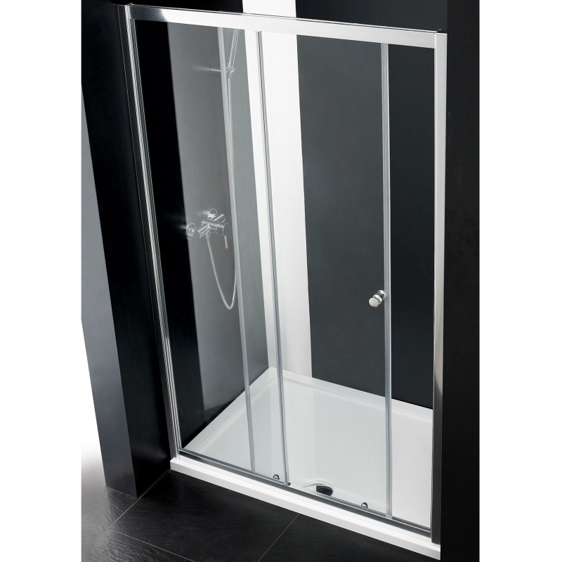 Душевая дверь в нишу Cezares ANIMA-W-BF-1-150-C-Cr профиль Хром стекло прозрачное