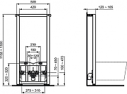 Комплект биде с инсталляцией Ideal Standard Tesi D386801 Белый-9