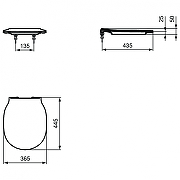 Комплект унитаза с инсталляцией Ideal Standard Esedra T386401 с сиденьем Микролифт-14