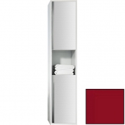 Шкаф пенал SanVit Контур 32 pkontur в цвете Ral вертикальные ручки подвесной Красный глянец