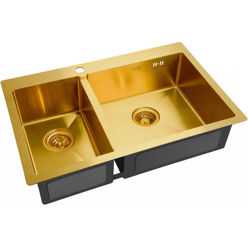 Кухонная мойка ZorG PVD Bronze SZR-78-2-51-R BRONZE Бронза 78 см zorg sanitary szr 78 2 51 r bronze бронза