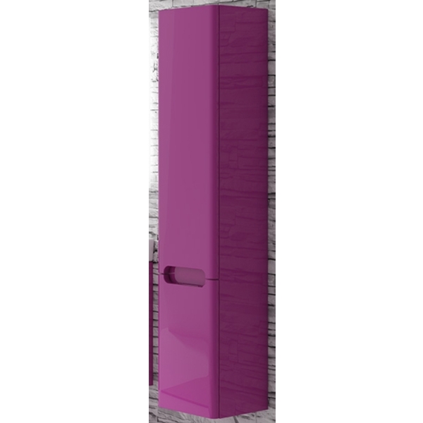 Шкаф пенал SanVit Форма 32 pforma в цвете Ral подвесной Розовый глянец шкаф пенал sanvit форма белый глянец