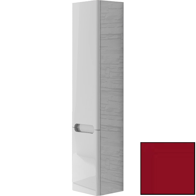 Шкаф пенал SanVit Форма 32 pforma в цвете Ral подвесной Красный глянец шкаф пенал sanvit форма белый глянец