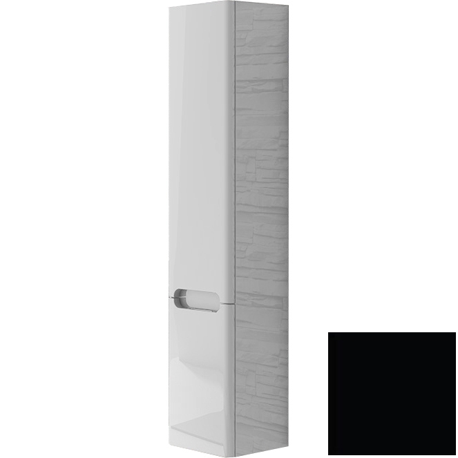 Шкаф пенал SanVit Форма 32 pforma в цвете Ral подвесной Черный глянец шкаф пенал sanvit форма белый глянец