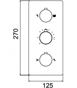 Смеситель для душа RGW Shower Panels SP-41-01 21140541-11 с термостатом Хром-2