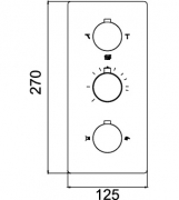 Смеситель для душа RGW Shower Panels SP-41-03 21140541-31 с термостатом Хром-2