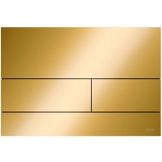 Клавиша смыва Tece Square II 9240839 для унитаза PVD Polished Gold Optic
