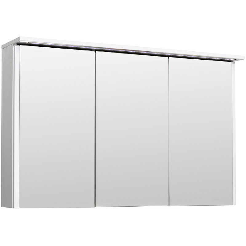 Зеркальный шкаф Runo Лира 105 00-00000254 с подсветкой Белый зеркальный шкаф runo мадрид 60 r 00000000036 с подсветкой белый