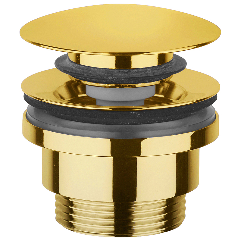 Донный клапан Paffoni Light ZSCA050HG Сlick-Сlack Золото донный клапан ravak x01373 сlick сlack хром