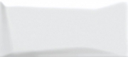 Керамическая плитка Cersanit Evolution рельеф белый EVG052 настенная 20х44 см