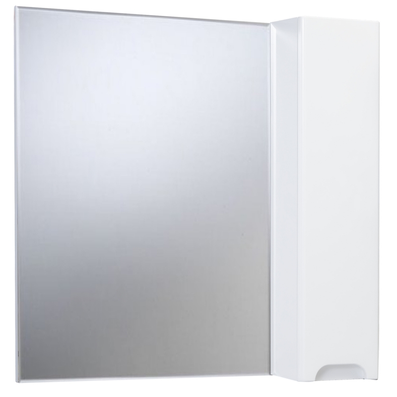Зеркало со шкафом Bellezza Андрэа 65 4619010001011 R Белое зеркало bellezza андрэа 65 r бежевое